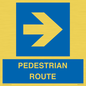 MR12815: PEDESTRIAN ROUTE - right arrow