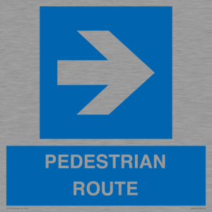 MR12815: PEDESTRIAN ROUTE - right arrow
