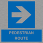 MR12815: PEDESTRIAN ROUTE - right arrow