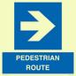 MR12815: PEDESTRIAN ROUTE - right arrow
