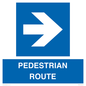 MR12815: PEDESTRIAN ROUTE - right arrow