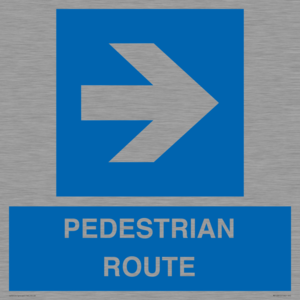 MR12815: PEDESTRIAN ROUTE - right arrow