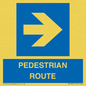 MR12815: PEDESTRIAN ROUTE - right arrow