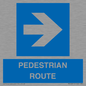 MR12815: PEDESTRIAN ROUTE - right arrow