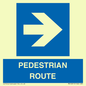 MR12815: PEDESTRIAN ROUTE - right arrow