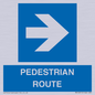 MR12815: PEDESTRIAN ROUTE - right arrow