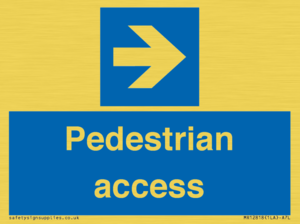 MR12818: Pedestrian access