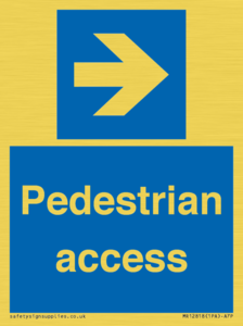 MR12818: Pedestrian access