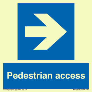 MR12818: Pedestrian access