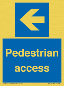 MR12819: Pedestrian access