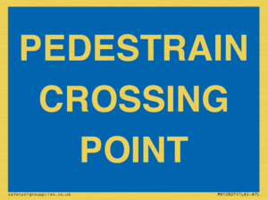 MR12827: PEDESTRAIN CROSSING POINT