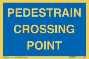 MR12827: PEDESTRAIN CROSSING POINT