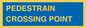 MR12827: PEDESTRAIN CROSSING POINT