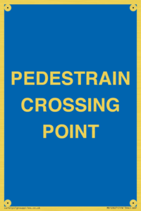 MR12827: PEDESTRAIN CROSSING POINT