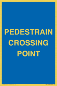 MR12827: PEDESTRAIN CROSSING POINT