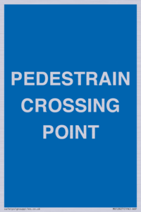 MR12827: PEDESTRAIN CROSSING POINT