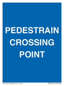 MR12827: PEDESTRAIN CROSSING POINT