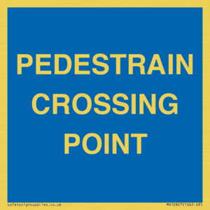 MR12827: PEDESTRAIN CROSSING POINT