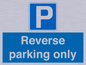 MR13797: Reverse parking only