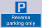 MR13797: Reverse parking only