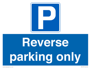 MR13797: Reverse parking only
