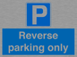 MR13797: Reverse parking only