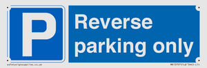 MR13797: Reverse parking only