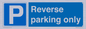 MR13797: Reverse parking only