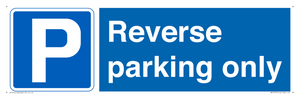 MR13797: Reverse parking only