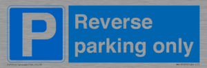 MR13797: Reverse parking only