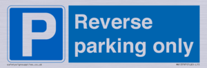 MR13797: Reverse parking only