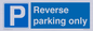 MR13797: Reverse parking only