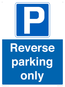 MR13797: Reverse parking only