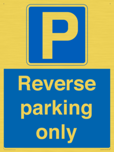 MR13797: Reverse parking only