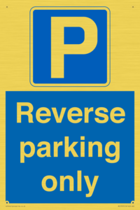MR13797: Reverse parking only