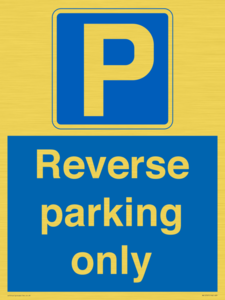 MR13797: Reverse parking only