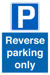 MR13797: Reverse parking only