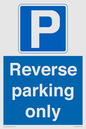 MR13797: Reverse parking only