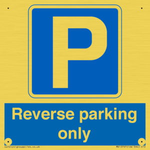 MR13797: Reverse parking only