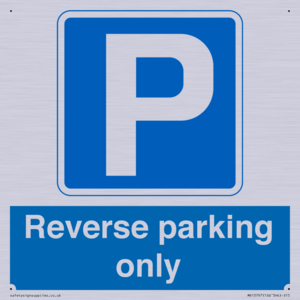MR13797: Reverse parking only
