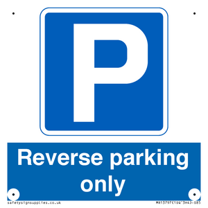 MR13797: Reverse parking only