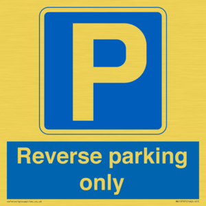 MR13797: Reverse parking only