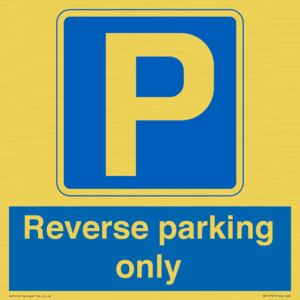 MR13797: Reverse parking only