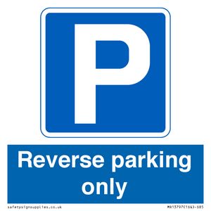 MR13797: Reverse parking only