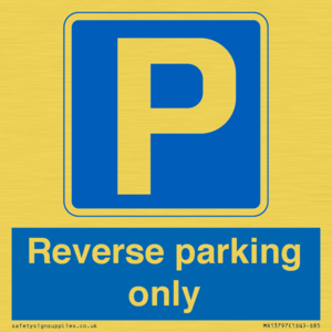 MR13797: Reverse parking only