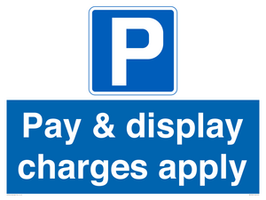 MR15341: Pay & display charges apply