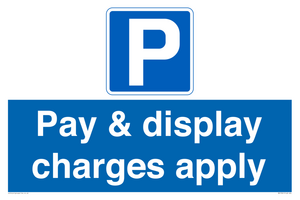 MR15341: Pay & display charges apply