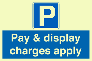 MR15341: Pay & display charges apply