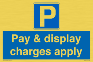 MR15341: Pay & display charges apply