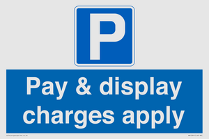 MR15341: Pay & display charges apply